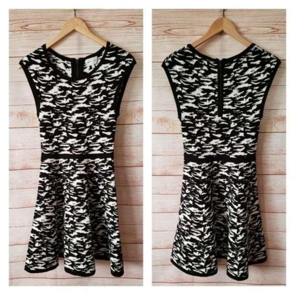 Milly Knitted Fit and Flare Sleeveless Dress